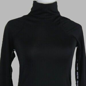 Nike Pro Women's Long-Sleeve Turtle-Neck Dry Fit Activewear Shirt Size XS (C2086
